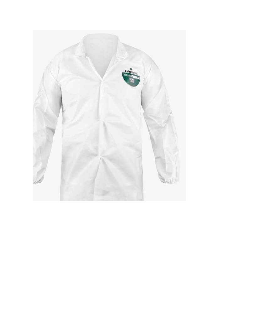 PW0917302 - LAB-COAT -XL/ SNAP FRONT NO POCKETS : 